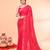 cotton handloom pink sequin saree with blouse piece