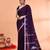 purple mul cotton handloom jamdani saree with blouse piece