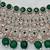 Elegant  gold-plated kundan pearl bridal jewelry set traditional handcrafted necklace, earrings and maang tikka