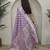 Lavender mashru satin saree with leheriya weaving design
