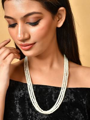 Brass gold-plated layered necklace 1