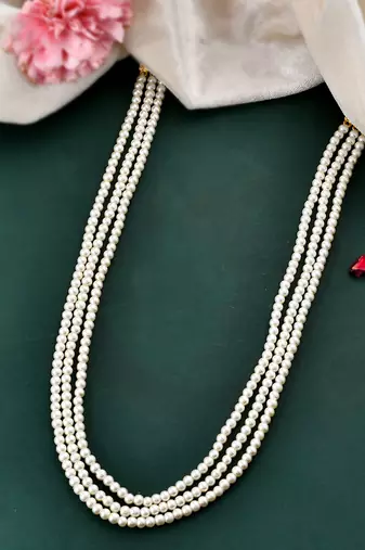 Brass gold-plated layered necklace