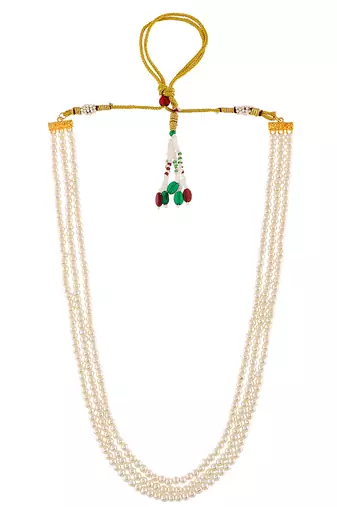 Brass gold-plated layered necklace