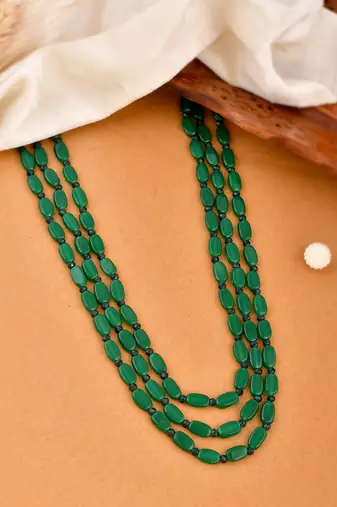 Gold-plated real stones layered dropdown