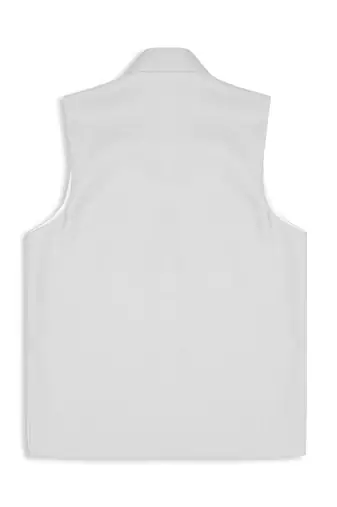 Solid traditional sleeveless nehru jacket - grey