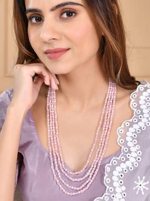 Brass gold-plated layered necklace 1