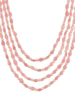 Brass gold-plated layered necklace 2
