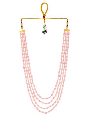 Brass gold-plated layered necklace 3