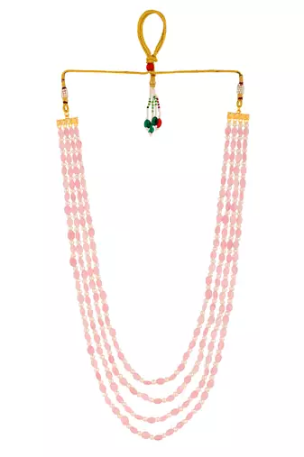 Brass gold-plated layered necklace