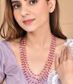 Brass gold-plated layered necklace