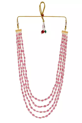 Brass gold-plated layered necklace