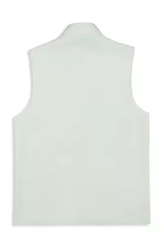 Solid sleeveless nehru jacket - off white