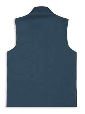Solid sleeveless nehru jacket - peacock green 2