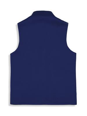 Sleeveless nehru jacket - royal blue 2