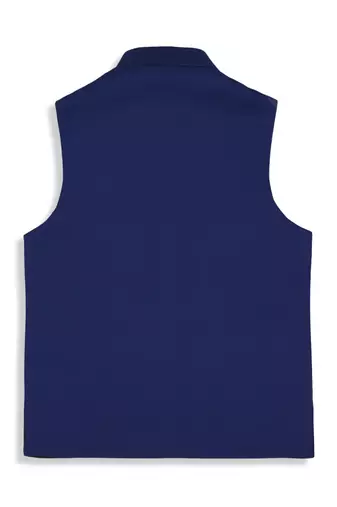 Sleeveless nehru jacket - royal blue