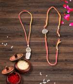 Bhaiya and bhabhi Rakhi with roli and chawal