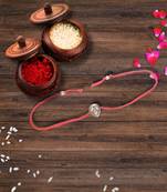 Bhaiya Rakhi with roli and chawal