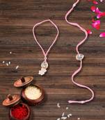 Bhaiya and bhabhi Rakhi with roli and chawal