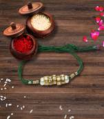 Bhaiya Rakhi with roli and chawal