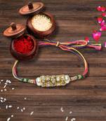 Bhaiya Rakhi with roli and chawal