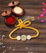 Bhaiya Rakhi with roli and chawal