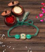 Bhaiya Rakhi with roli and chawal