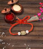 Bhaiya Rakhi with roli and chawal