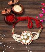 Bhaiya Rakhi with roli and chawal