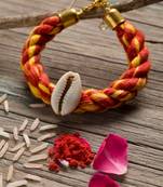 Bhaiya Rakhi with roli and chawal