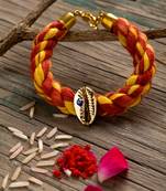 Bhaiya Rakhi with roli and chawal