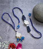 Bhaiya and bhabhi Rakhi with roli and chawal