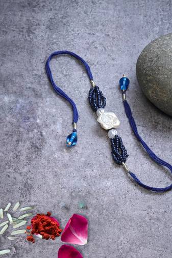 Bhaiya Rakhi with roli and chawal