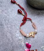 Bhaiya Rakhi with roli and chawal