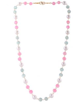 Multicolor pearls beaded necklace 3