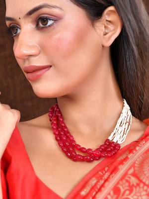 Multicolor layered necklace 1