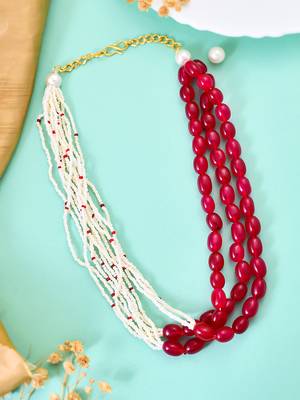 Multicolor layered necklace 2