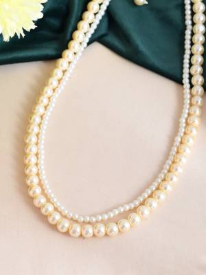 White Pearl handcrafted necklace 1