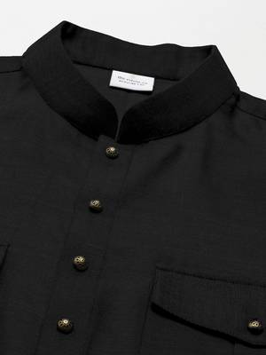 Black cotton short pathani 2