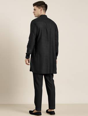 Black cotton short pathani 5
