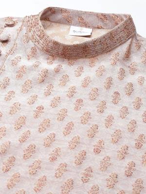 Peach angrakha kurta set 2