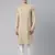 Beige angrakha kurta set