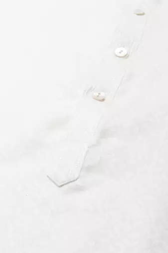 White self design cotton kurta set