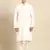 White twill weave cotton kurta set