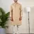Beige fine cotton kurta set