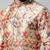 Peach printed kurta set