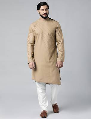 Beige pintux kurta set 2