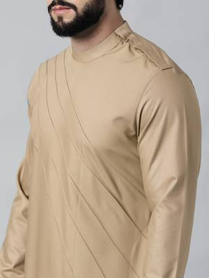 Beige pintux kurta set 5