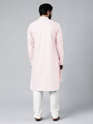 Pink pintux kurta set 4