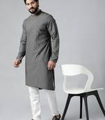 Grey pintux kurta set