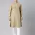 Beige pleated cotton kurta set